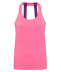 Canotta da donna con doppia spallina posteriore TriDri® TriDri