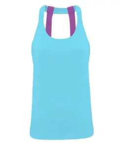 Canotta da donna con doppia spallina posteriore TriDri® TriDri