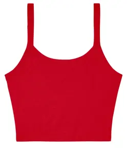 Canotta donna a costine sottili con spalline sottili Bella Canvas