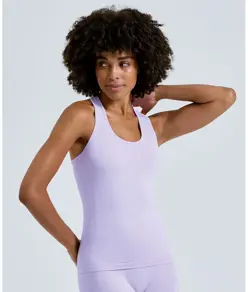 Canotta flessibile multi-sport donna senza cuciture ''3D fit'' riciclata TriDri® TriDri