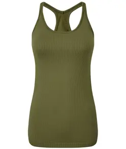 Canotta modellante multisport donna TriDri® seamless 3D fit" con supporto interno" TriDri
