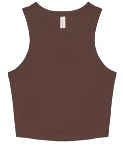 Canotta racer a micro costine da donna Bella Canvas