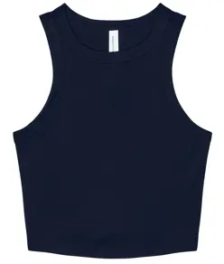 Canotta racer a micro costine da donna Bella Canvas