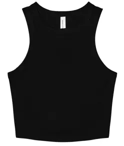 Canotta racer a micro costine da donna Bella Canvas
