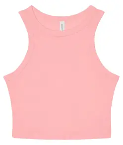 Canotta racer a micro costine da donna Bella Canvas