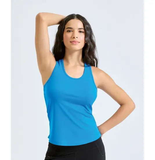 Canotta sportiva olimpionica slim da donna TriDri® riciclata TriDri