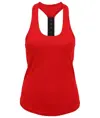 Canotta tecnica donna TriDri® con spalline incrociate TriDri