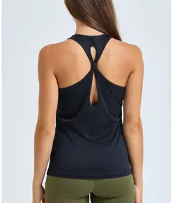 Canotta yoga donna con nodo TriDri® TriDri
