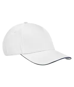 Cappellino 5 pannelli EarthAware® classic in cotone biologico – visiera sandwich Beechfield