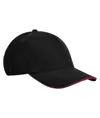 Cappellino 5 pannelli EarthAware® classic in cotone biologico – visiera sandwich Beechfield