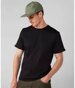 Cappellino a 5 pannelli con cordino in cotone biologico EarthAware® Beechfield