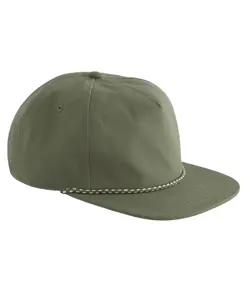 Cappellino a 5 pannelli con cordino in cotone biologico EarthAware® Beechfield