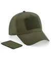 Cappellino a 5 pannelli con toppa rimovibile Beechfield