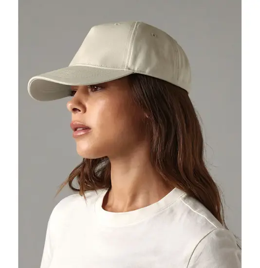 Cappellino a 5 pannelli in cotone biologico Beechfield