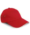 Cappellino a 5 pannelli in morbido cotone per stampa Result Headwear