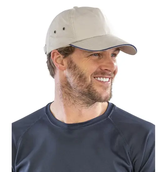 Cappellino a 5 pannelli in morbido cotone per stampa Result Headwear