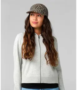 Cappellino a 6 pannelli con stampa leopardata Beechfield