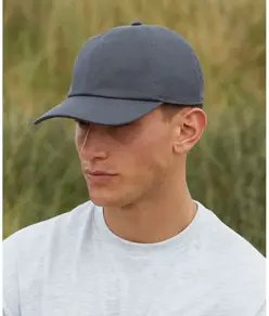 Cappellino a 6 pannelli in cotone biologico Beechfield