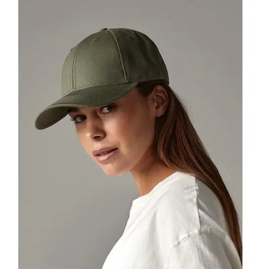 Cappellino a 6 pannelli in tela di cotone biologico EarthAware® Beechfield