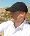 Cappellino a basso profilo in cotone pesante spazzolato con visiera sandwich Result Headwear