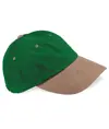 Cappellino a basso profilo in cotone pesante spazzolato Beechfield