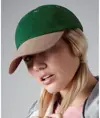 Cappellino a basso profilo in cotone pesante spazzolato Beechfield