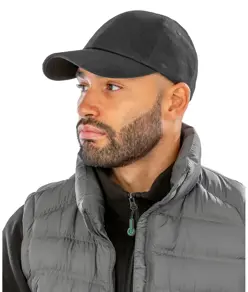 Cappellino a basso profilo in cotone pesante spazzolato Result Headwear
