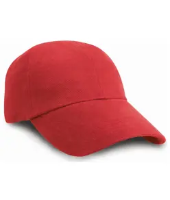 Cappellino a basso profilo in cotone pesante spazzolato Result Headwear