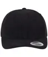 Cappellino a profilo medio in twill di cotone spazzolato (6363V) Flexfit by Yupoong