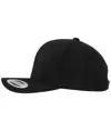 Cappellino a profilo medio in twill di cotone spazzolato (6363V) Flexfit by Yupoong