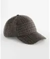 Cappellino a quadri in misto lana Beechfield