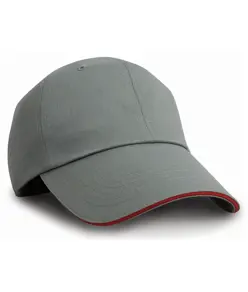 Cappellino a spina di pesce con visiera sandwich Result Headwear