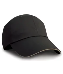 Cappellino a spina di pesce con visiera sandwich Result Headwear