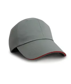 Cappellino a spina di pesce con visiera sandwich Result Headwear
