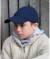 Cappellino bambino a basso profilo in cotone pettinato pesante Result Headwear