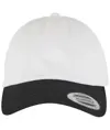 Cappellino bicolore a profilo basso in twill di cotone (6245CMT) Flexfit by Yupoong