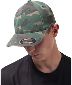Cappellino camo effetto lavato Flexfit (6977CA) Flexfit by Yupoong