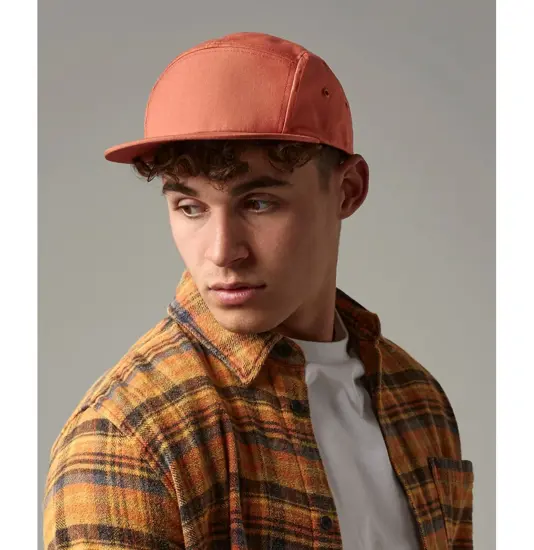 Cappellino camper a 5 pannelli in tela Beechfield