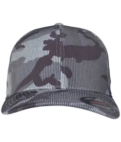 Cappellino con striscia camo Flexfit (6277CS) Flexfit by Yupoong