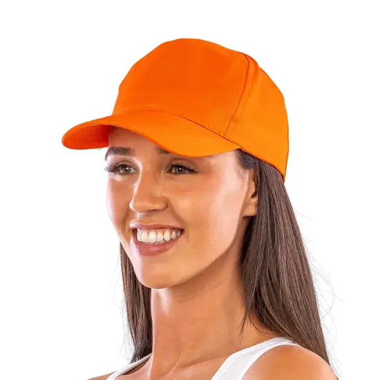 Cappellino da stampa a 5 pannelli Houston Result Headwear