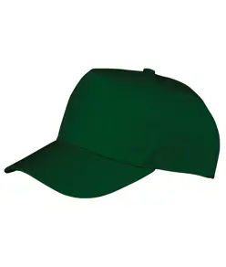 Cappellino da stampa a 5 pannelli in policotone Boston Result Headwear
