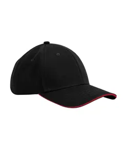 Cappellino EarthAware® classico a 6 pannelli in cotone biologico – visiera sandwich Beechfield
