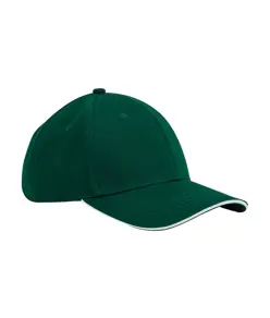 Cappellino EarthAware® classico a 6 pannelli in cotone biologico – visiera sandwich Beechfield