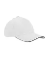 Cappellino EarthAware® classico a 6 pannelli in cotone biologico – visiera sandwich Beechfield