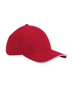 Cappellino EarthAware® classico a 6 pannelli in cotone biologico – visiera sandwich Beechfield