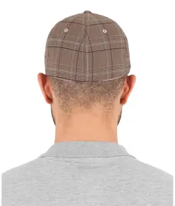 Cappellino Flexfit a quadri glen check (6196) Flexfit by Yupoong