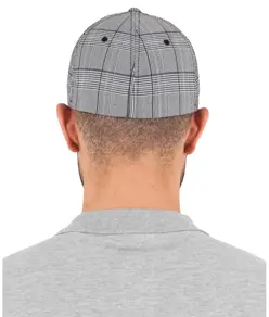 Cappellino Flexfit a quadri glen check (6196) Flexfit by Yupoong