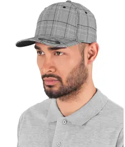 Cappellino Flexfit a quadri glen check (6196) Flexfit by Yupoong