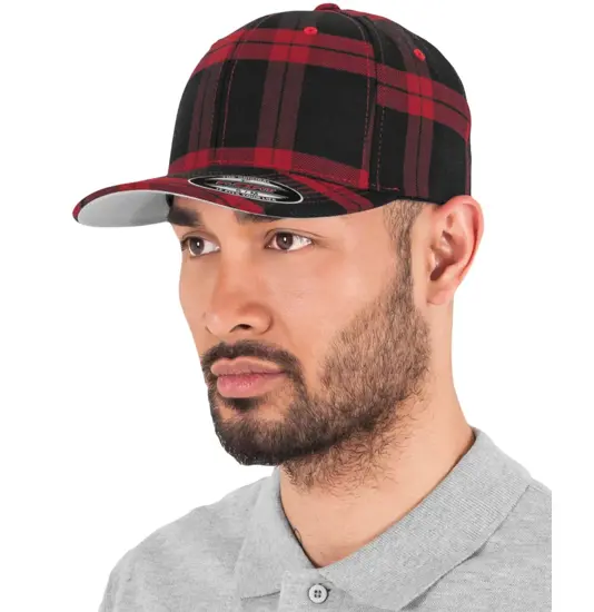 Cappellino Flexfit a quadri tartan (6197) Flexfit by Yupoong