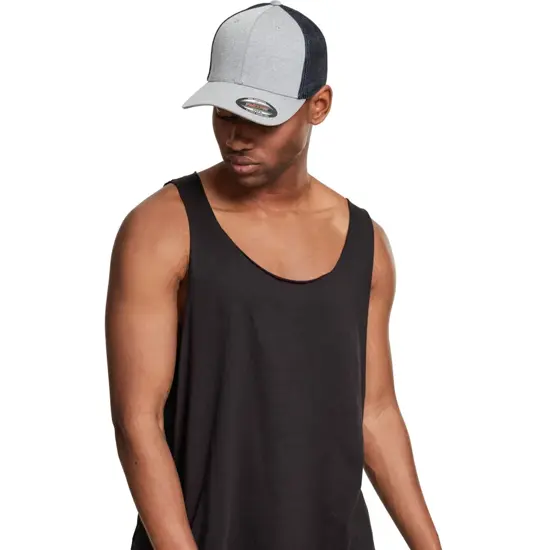 Cappellino Flexfit con rete mélange (6311) Flexfit by Yupoong